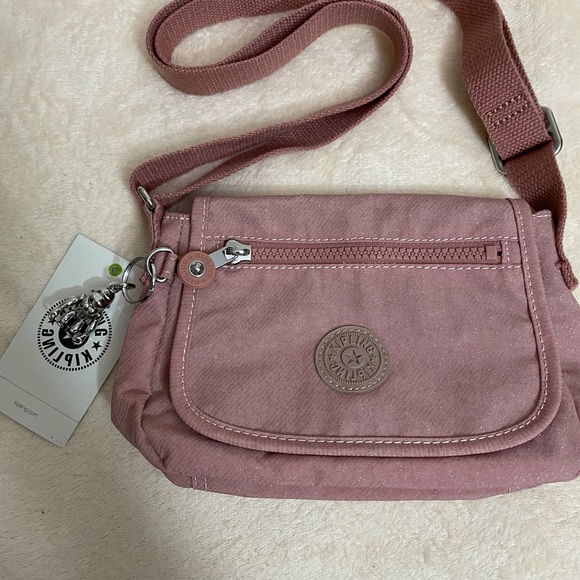 ✅NWT Authentic Kipling Crossbody Mini - Twist Pink - Picture 7 of 9